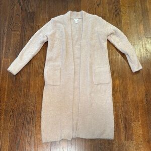 Forever 21 Open Front Teddy Cardigan Sweater